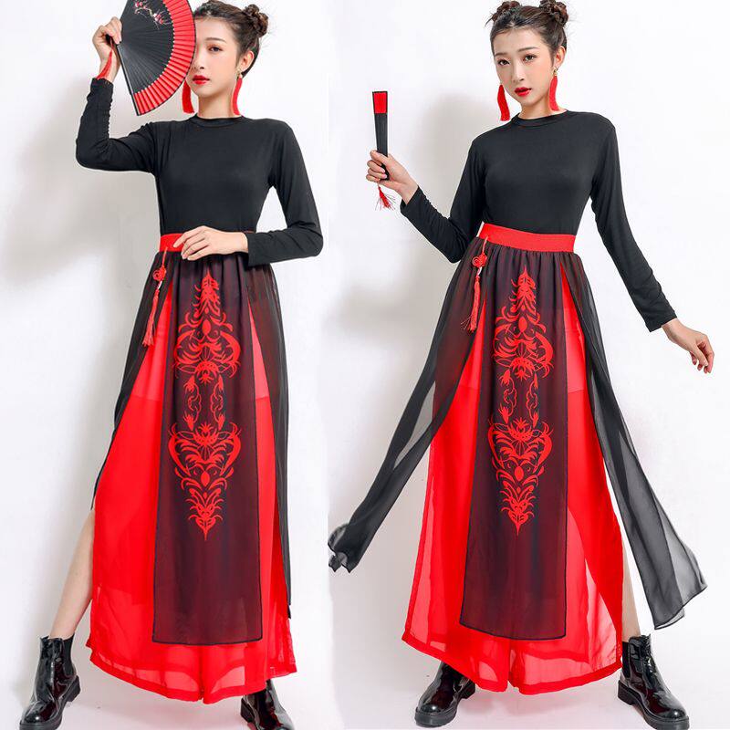 古典走秀现代舞演出服芒种同款