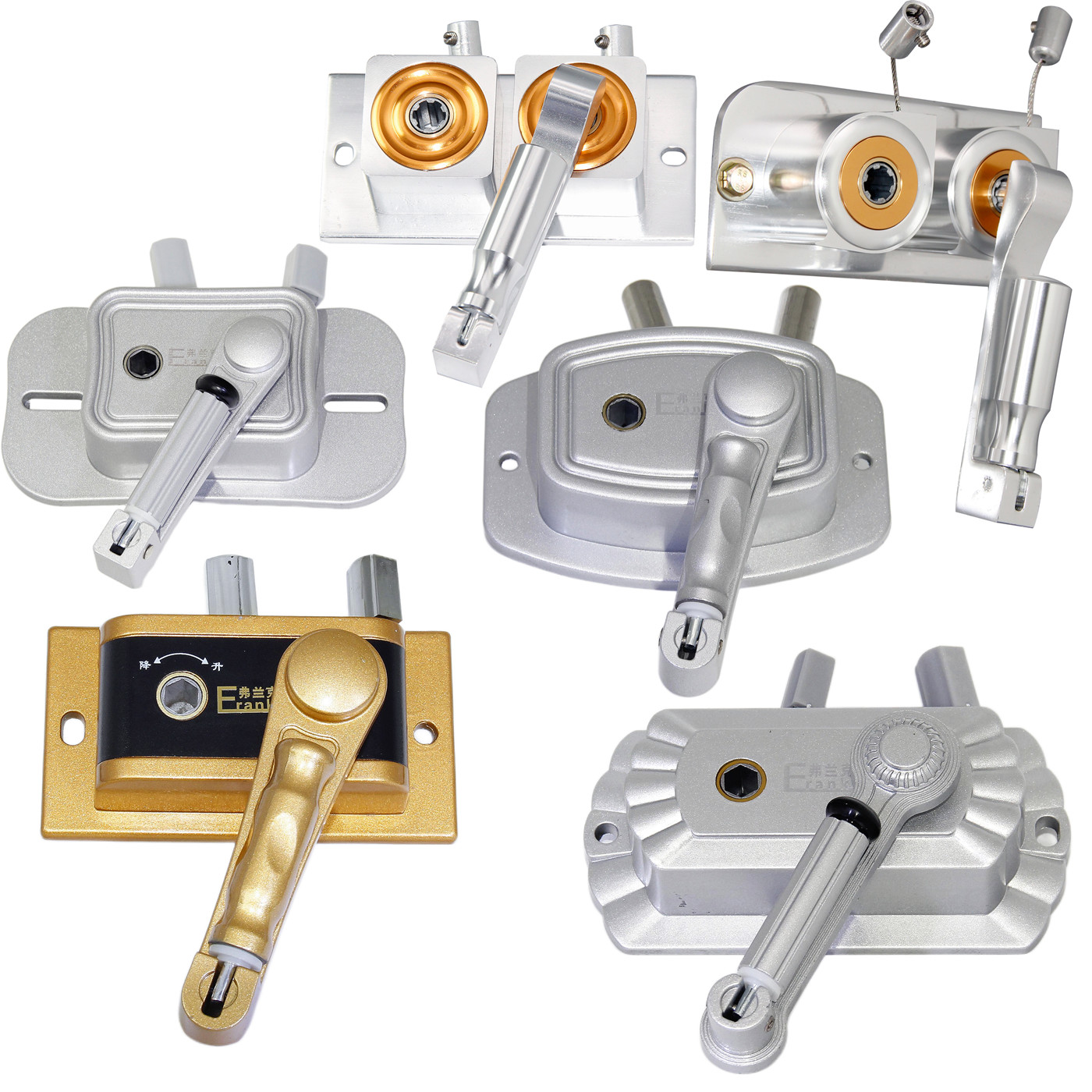 双杆凉衣架滑轮耐用手摇器包邮