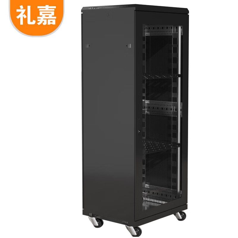 礼嘉 经济款 1.8米37U网络机柜19英寸1800*600*1000 黑 LJ-G86337