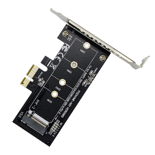 M2转PCI-E 1X PCI-E转M.2硬盘NVME转接卡 SSD硬盘读卡器1X测试卡