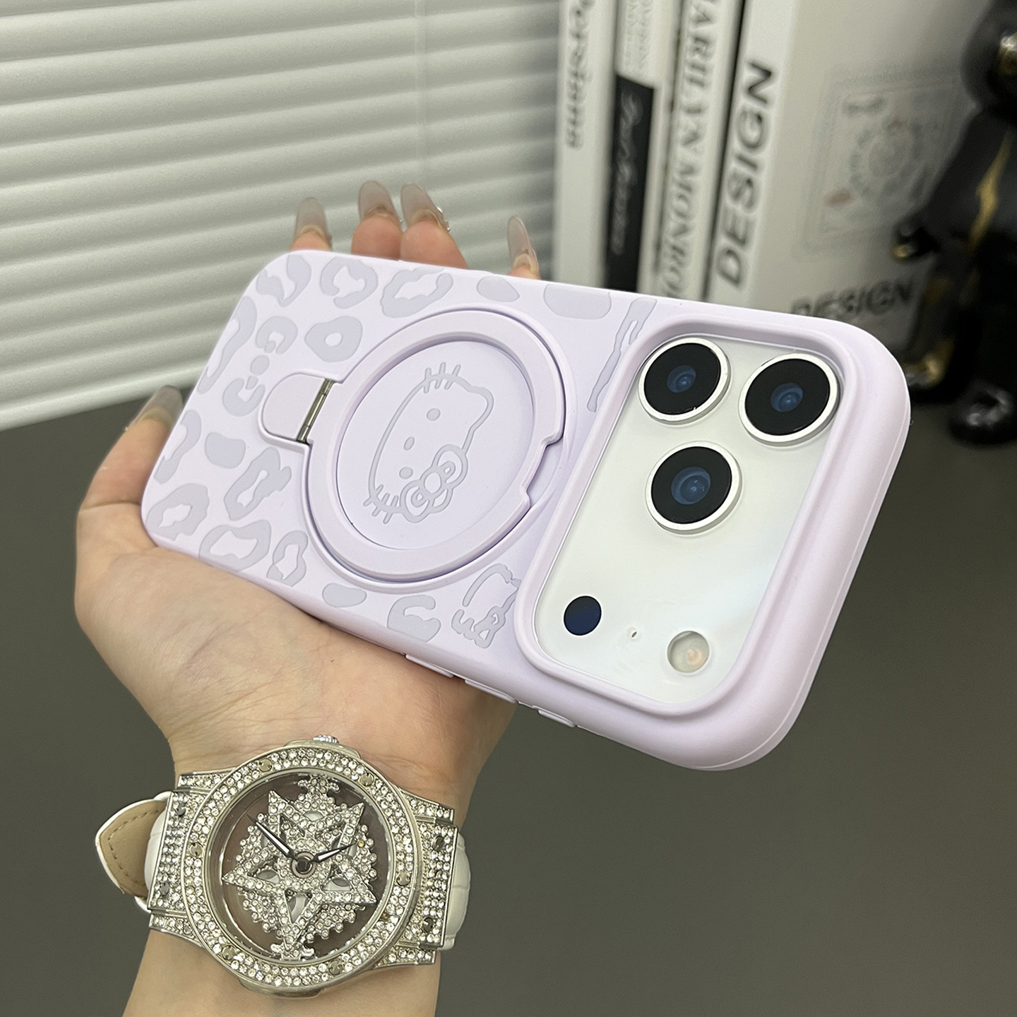 适用于iphone17promax支架手机壳