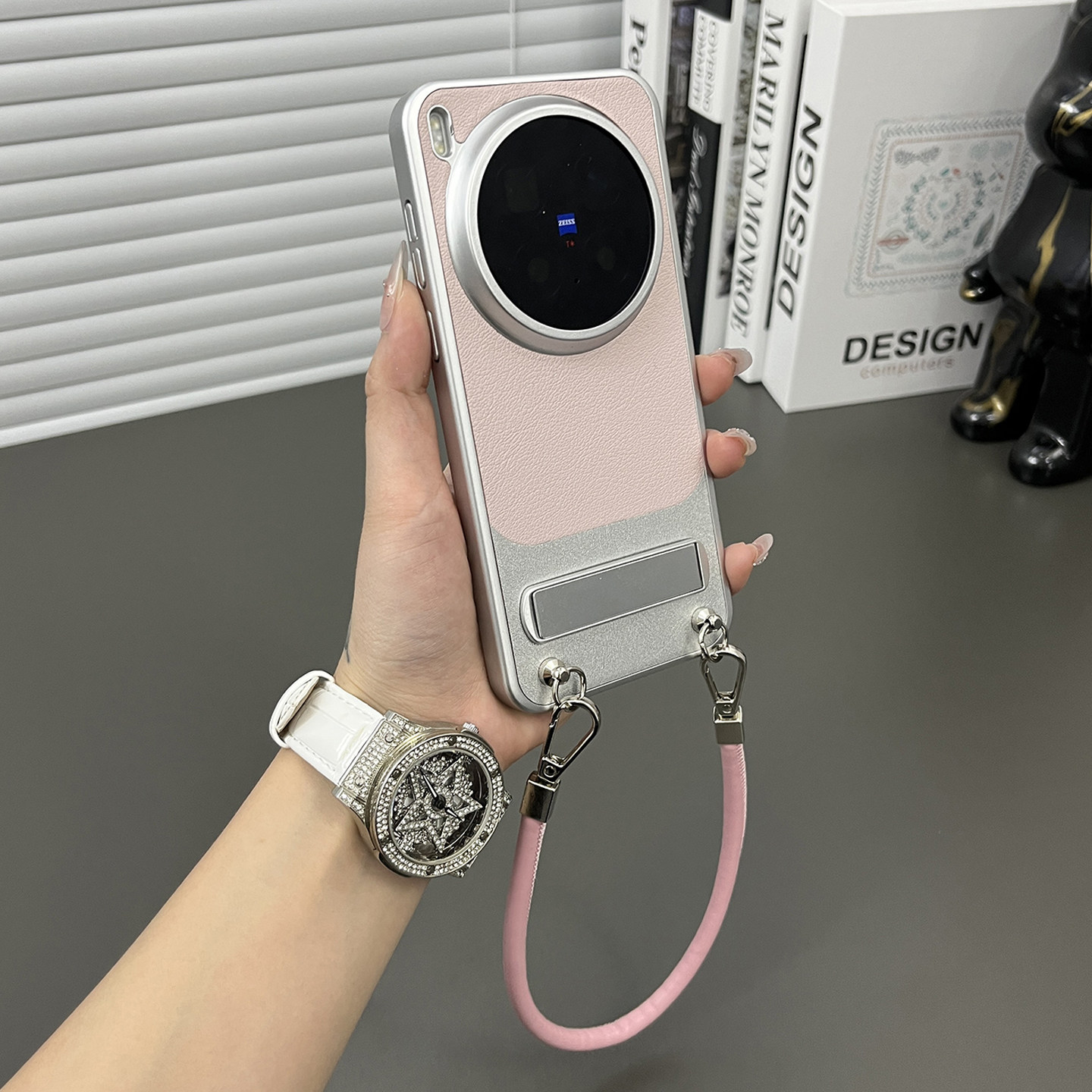 三只鱼【小众素皮纹樱花粉手提绳】适用于vivox300pro/x200ultra手机壳新款日韩网红防摔全包保护套男女轻奢,3C数码配件,手机保护套/壳,淘宝优惠券,粉丝福利购,淘宝优惠卷