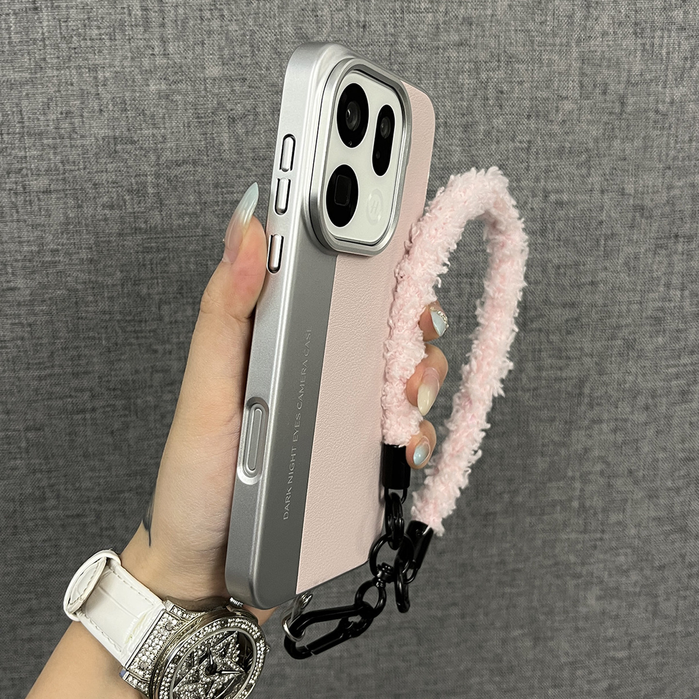 三只鱼【网红素皮纹相机壳樱花粉手提绳】适用OPPOFindx9pro/x8ultra手机壳新款韩系ins风防摔保护套男女时尚,3C数码配件,手机保护套/壳,淘宝优惠券,粉丝福利购,淘宝优惠卷