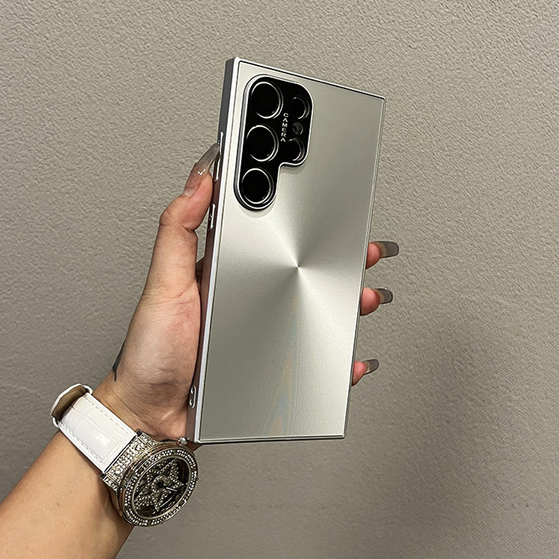 个性电镀银极光镭射适用三星s25/24ultra手机壳全包新款GalaxyS24个性s24+高级感s23u网红s23+防摔S22p保护套