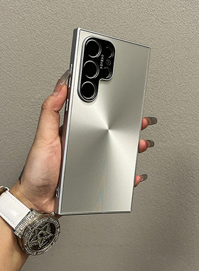 个性电镀银极光镭射适用三星s25/24ultra手机壳全包新款GalaxyS24个性s24+高级感s23u网红s23+防摔S22p保护套