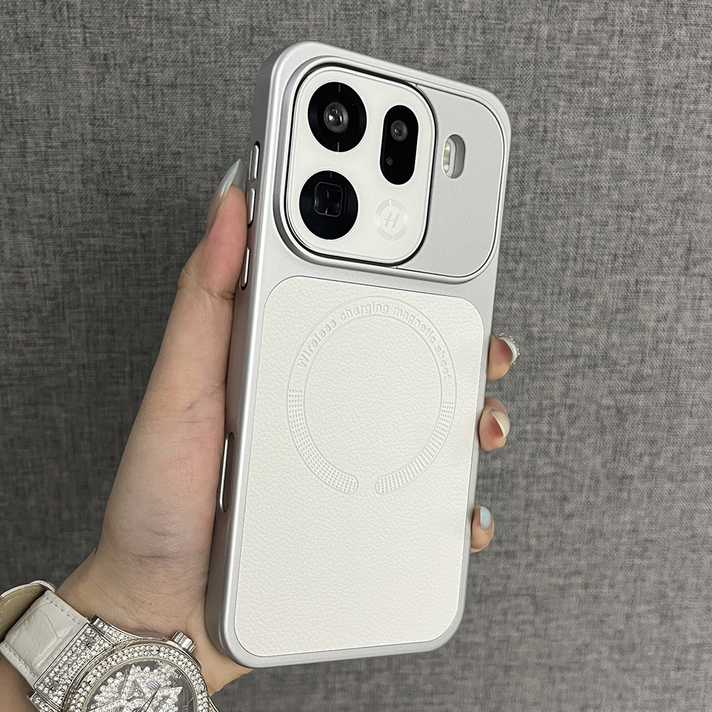 适用于oppofindx9pro磁吸手机壳图片