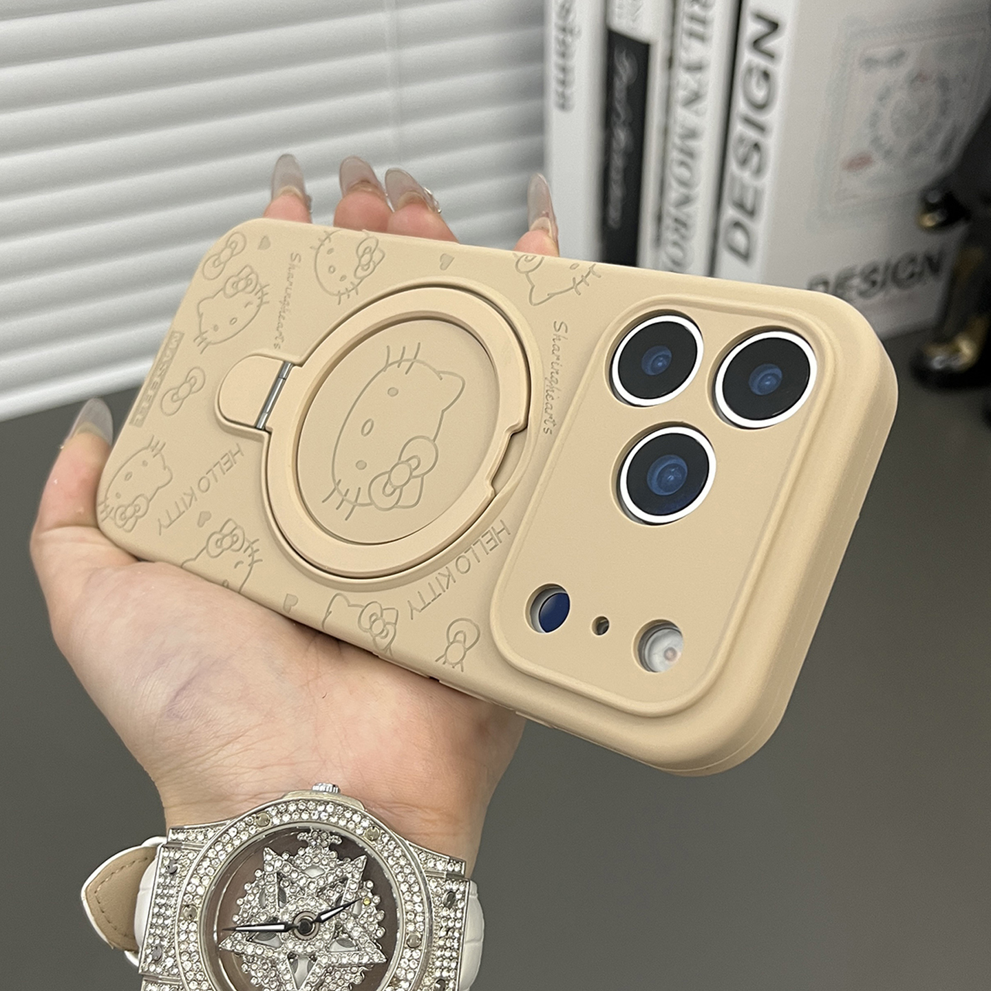 适用于iphone17promax支架手机壳