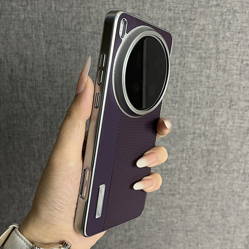 适用vivox200ultra素皮纹手机壳