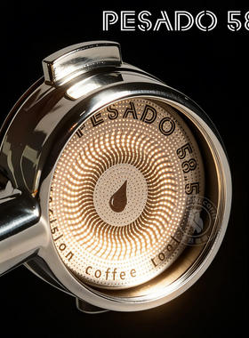 澳洲PESADO粉碗He[%]无槽直身无底粉碗 意式粉碗58.5mm浅烘SOE用