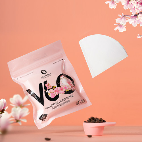 雪昂V60手冲咖啡滤纸40枚