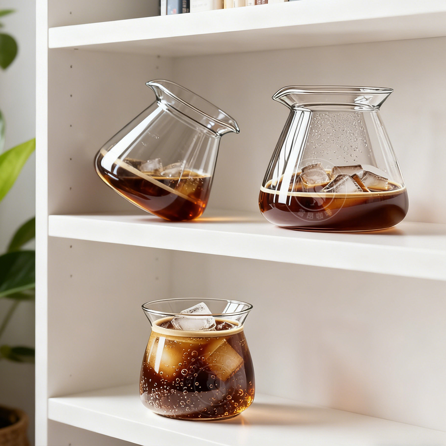 雪昂咖啡浓缩杯玻璃咖啡杯手握杯手冲咖啡杯意式浓缩杯咖啡品鉴杯