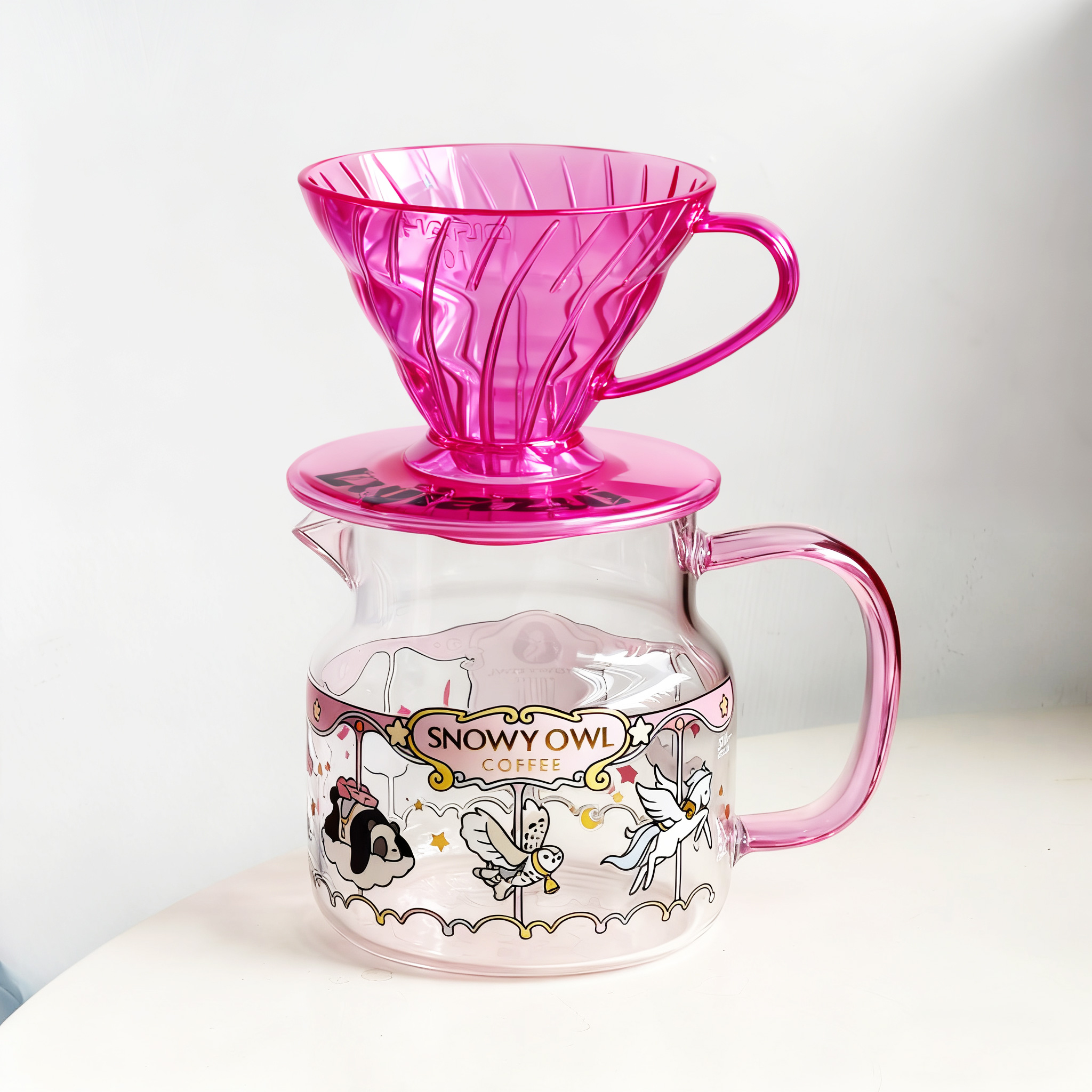 雪昂手冲咖啡壶hario滤杯套装