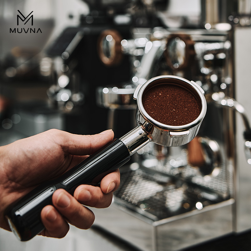 muvna咖啡机无底手柄304不锈钢