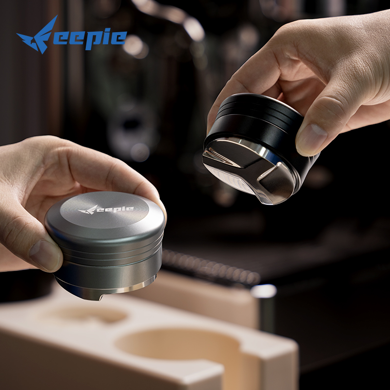 feepie啡派马卡龙咖啡布粉器意式咖啡机器具不锈钢三浆可调节高度