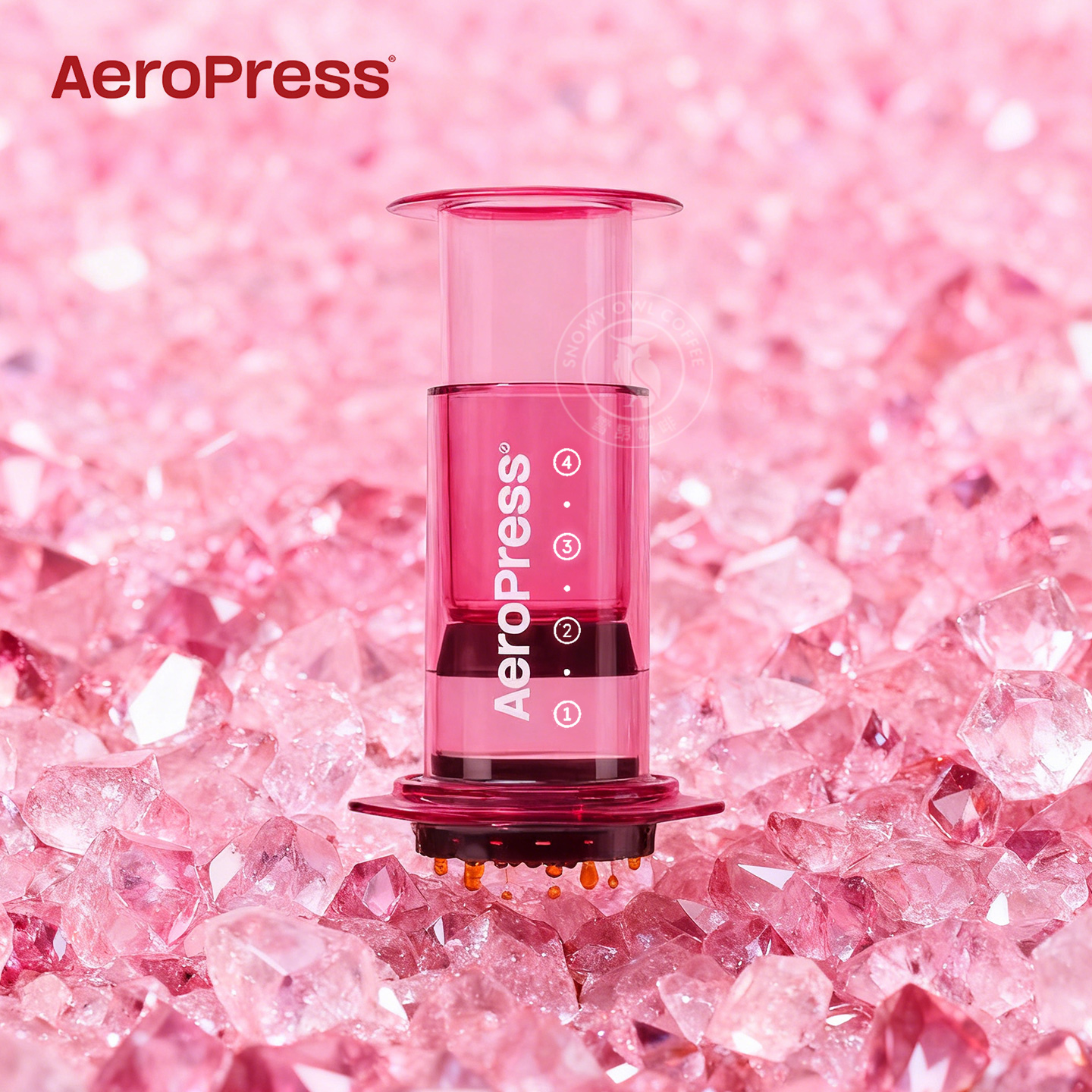 爱乐压透明版手压咖啡机