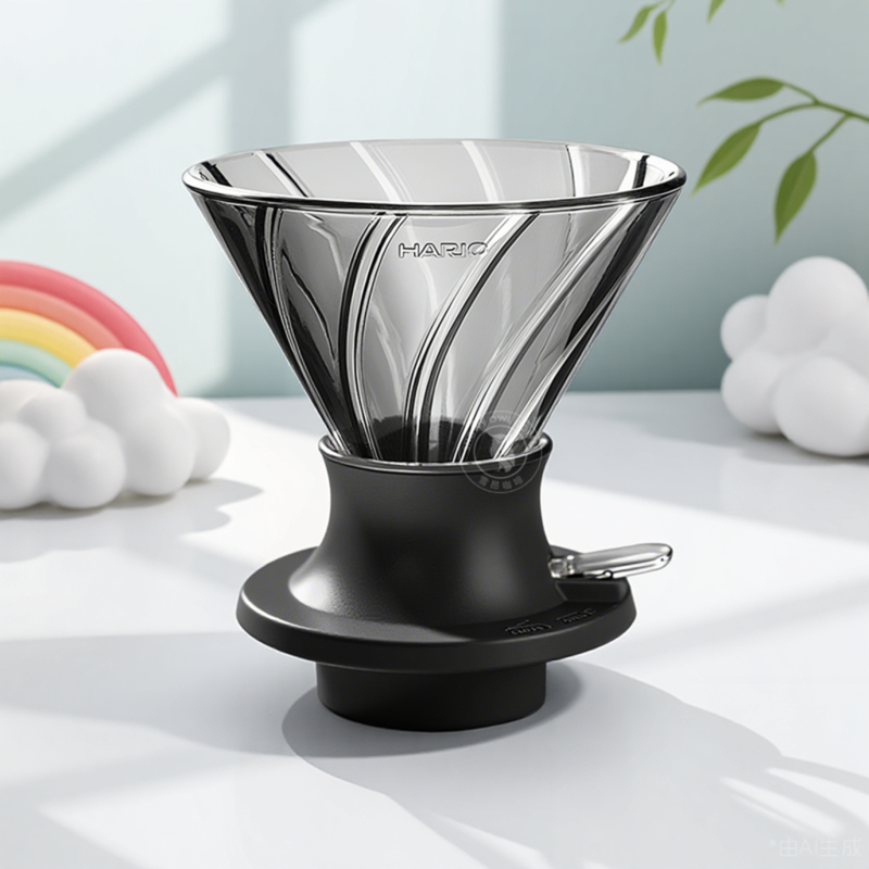 HARIO凹槽聪明杯V60陶瓷滤杯