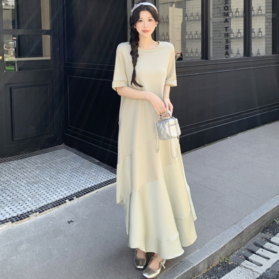 孕妇装2026新款夏装时尚法式气质连衣裙小众高端设计感潮妈长裙子