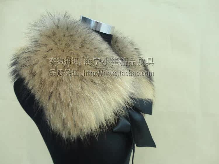 加大款貉子毛方领狐狸毛兔毛貉子毛皮草领子皮草围巾围脖