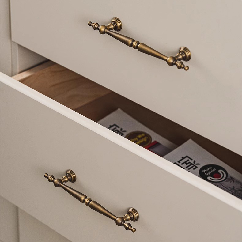 高品质纯铜实心锻打防氧化拉手