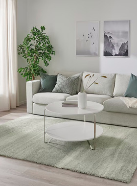 宜家国内代购SÖNDERÖD 桑德罗 长绒地毯, 蓝色170x240 厘米