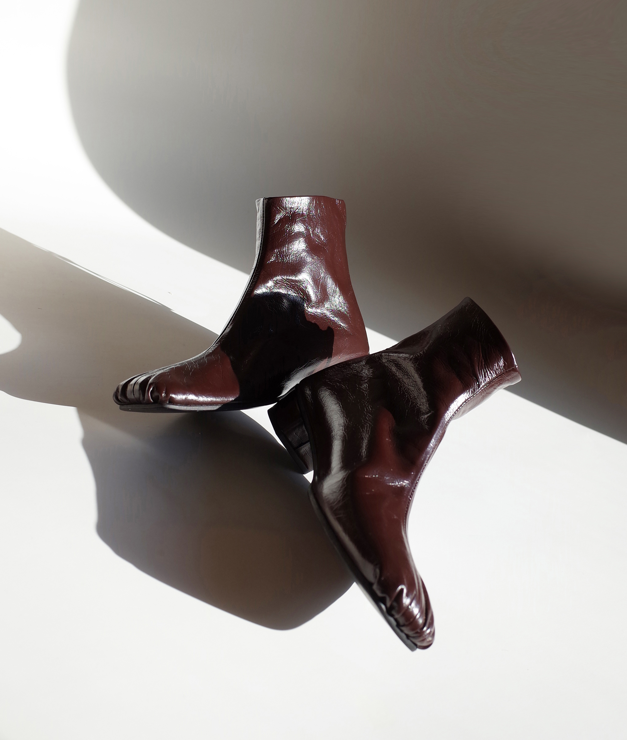 HOMEWORK复古踝靴手工制作