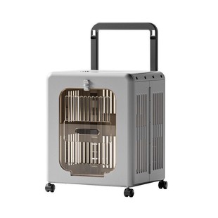 猫包外出便携宠物拉杆箱超大容量多猫可视化狗狗行李箱折叠拆卸箱