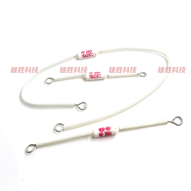 电饭锅煲陶瓷过热熔断保护器温度保险丝管15A 250V 216度 RF216℃
