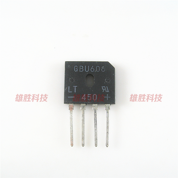 〖全新原装〗GBU606 充电器充电瓶整流桥堆 扁桥 排桥 6A 600V