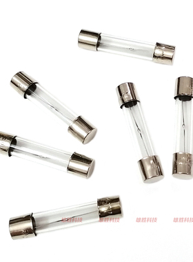 微波炉电源玻璃保险丝管延时慢熔断器250V T8A 10A AL 体积6X30MM