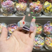 韩国bebe 现货 prince彩色可爱冰激凌甜品弹力扎头发发圈发绳