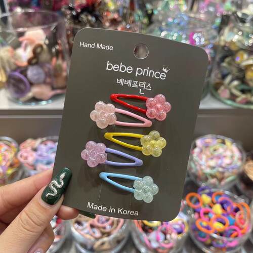 彩色立体系列发卡bb夹组合