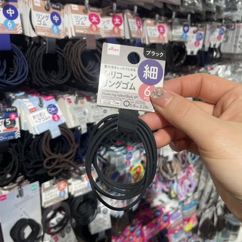 硅胶发圈皮筋不伤发细防水