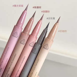 国内专柜正品3CE光环眼线笔极细防水防汗持久不易晕染焦糖棕新手