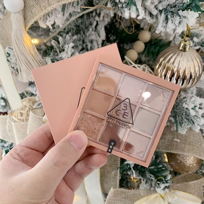 3CE/三熹玉九色纷呈眼影裸粉奶茶