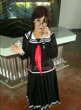 特价 慧龙COSPLAY 弹丸论破 Dangan Ronpa 腐川冬子cos服装包邮