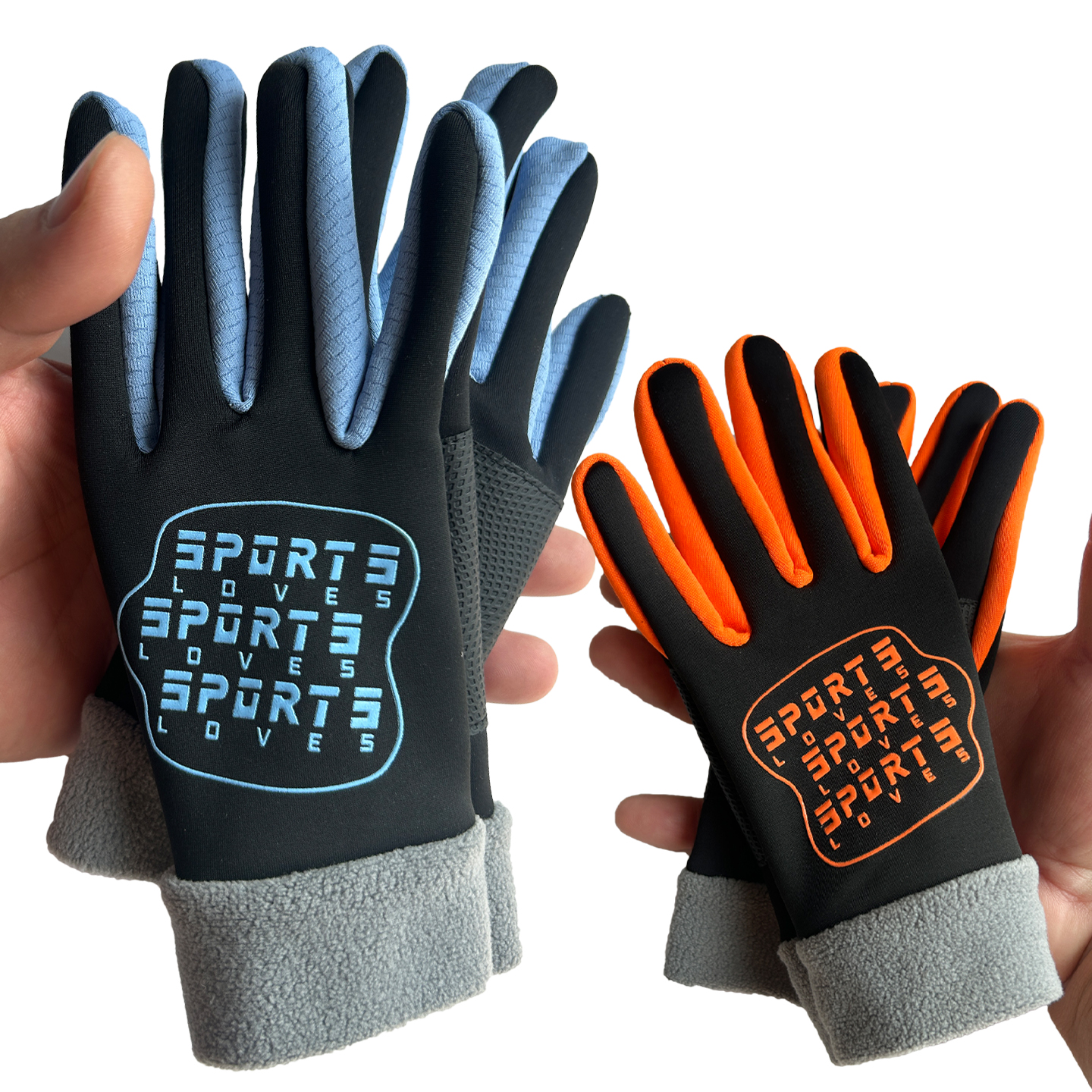 儿童加绒防水手套柔软冬保暖防风