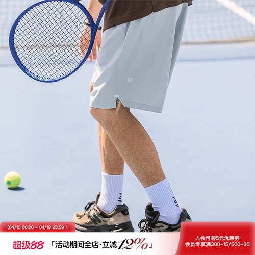 吕小虎美式透气立体反光烫画短裤