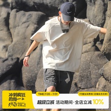吕小虎2025夏季新款夜跑反光条短袖上衣男士轻薄透气速干凉感T恤