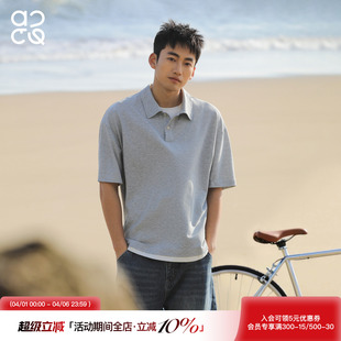 美式 吕小虎ACTUP 复古透气运动T恤 夏季 男士 假两件翻领短袖 POLO衫