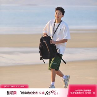 潮牌原创男装 吕小虎简约刺绣防皱短袖 夏季 男款 开叉白色上衣 t恤衫