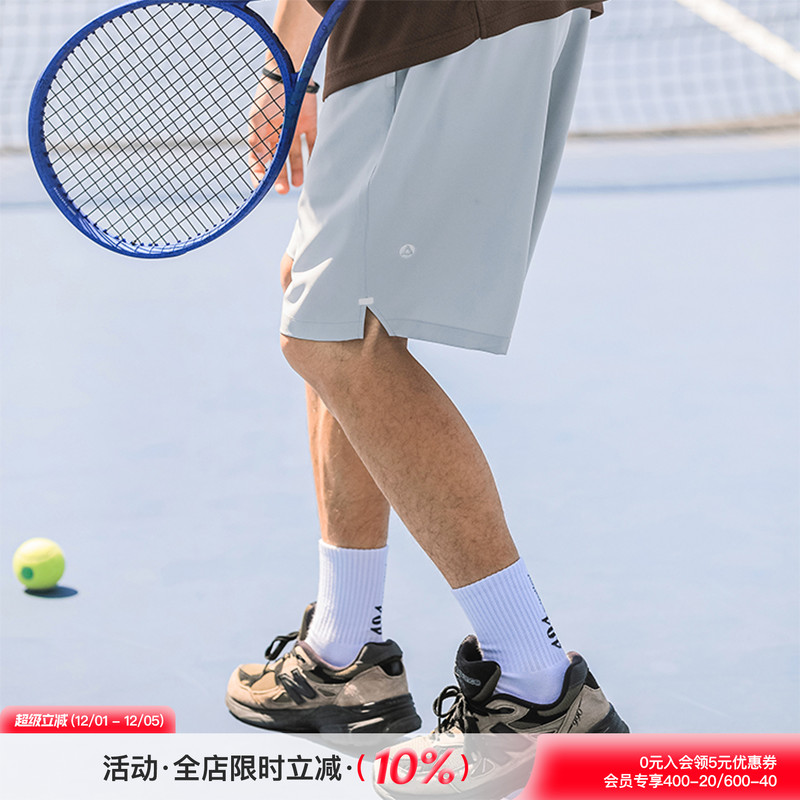 吕小虎美式透气立体反光烫画短裤