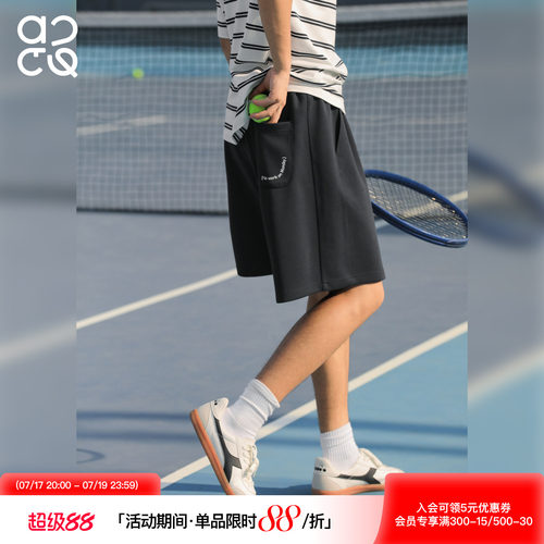 ACTUP美式休闲夏季五分卫裤男