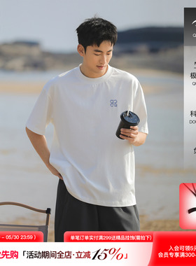 吕小虎ACTUP 2026夏季ins潮牌白色短袖男生T恤宽松基础通勤打底衫