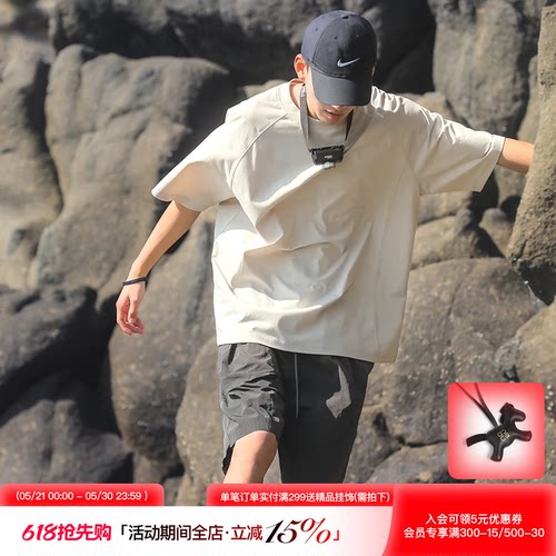 吕小虎简约宽松休闲短袖T恤潮