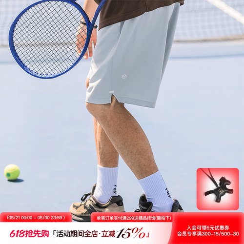 吕小虎美式透气立体反光烫画短裤