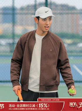 吕小虎ACTUP 春季cleanfit拉链棒球服男开衫卫衣运动休闲夹克外套