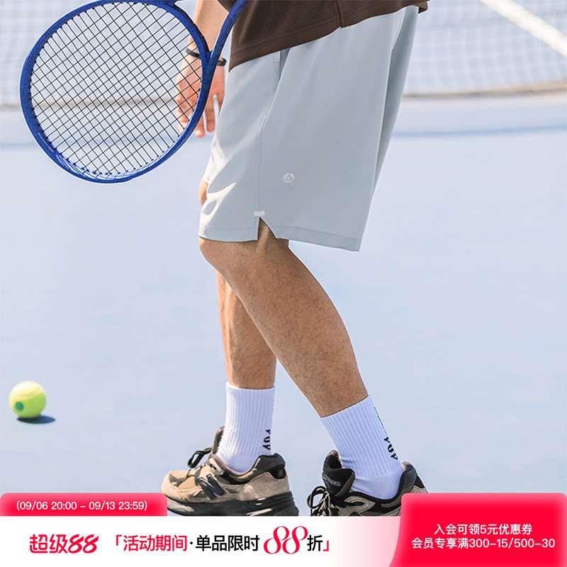 吕小虎美式透气立体反光烫画短裤图片