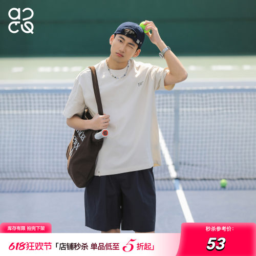 吕小虎ACTUP纯棉透气短袖T恤