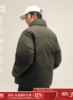 吕小虎ACTUP 冬季新款立领90白鸭绒羽绒服男士休闲基础款保暖外套