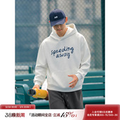 上衣休闲外套潮 字母刺绣连帽卫衣男宽松学生帽衫 吕小虎ACTUP 春季